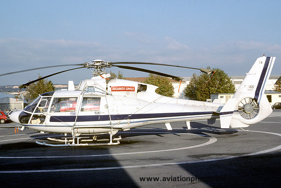 French Securite Civile Aerospatiale SA.365 F-ZBEB (1984)