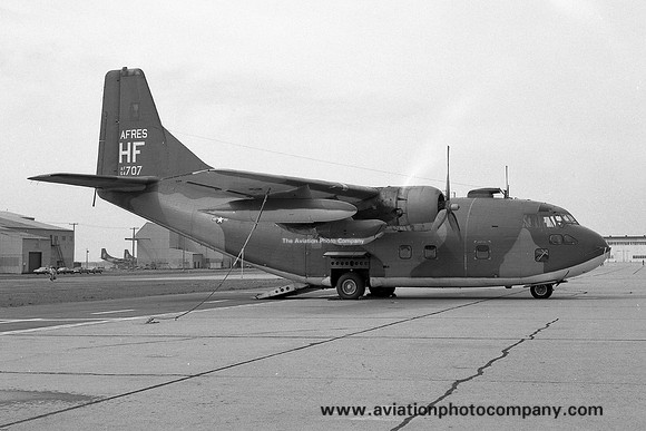 USAF 302 TAW Fairchild C-123K Provider 54-0707/HF (1974)