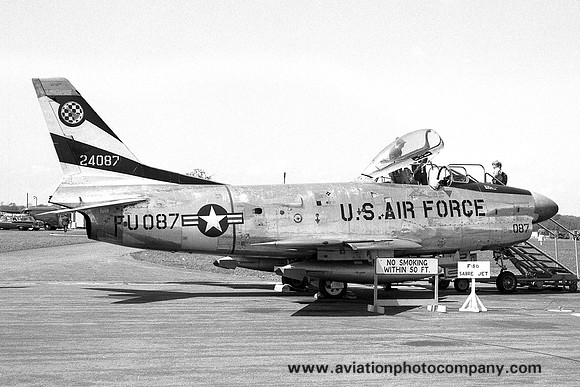 USAF 514 FIS North American F-86D Sabre 52-4087 (1960)