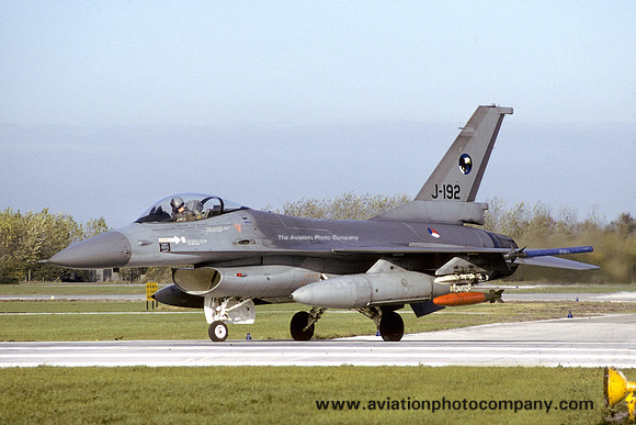 Dutch Air Force 311 Squadron GD F-16A Fighting Falcon J-192 (1986)