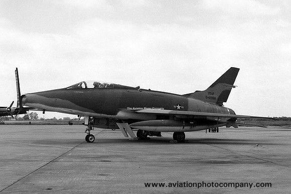 USAF North American F-100C Super Sabre 54-2058 (1973)