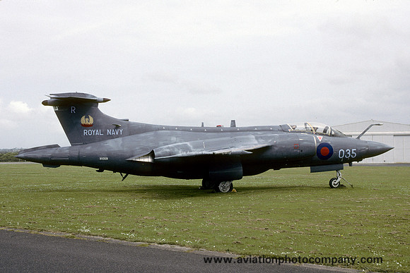 Royal Navy Blackburn Buccaneer S.2 XV359 displayed at RNAS Culdrose (2000)