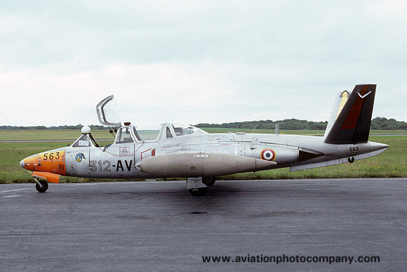 French Air Force GI312 Fouga CM.170 Magister 563/312-AV (1986)