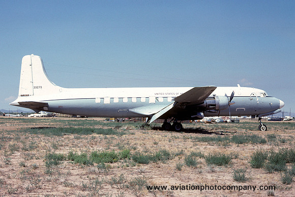 USAF Douglas C-118A Liftmaster 53-3273 at MASDC Davis Monthan (1978)