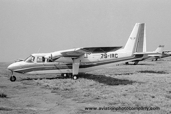 Lesotho Airways Britten-Norman BN-2A-3 Islander ZS-IRC (1974)