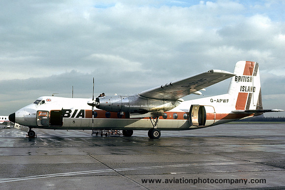 BIA British Island Airways Handley Page Herald G-APWF