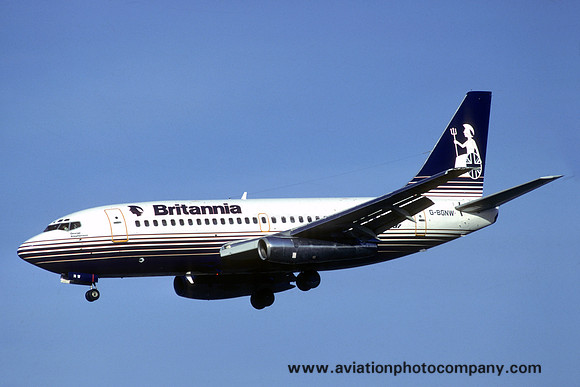 Britannia Airways Boeing 737-200 G-BGNW (1983)