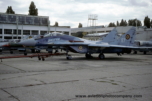Romanian Air Force Mikoyan MiG-29 'Sniper' 67 (2003)