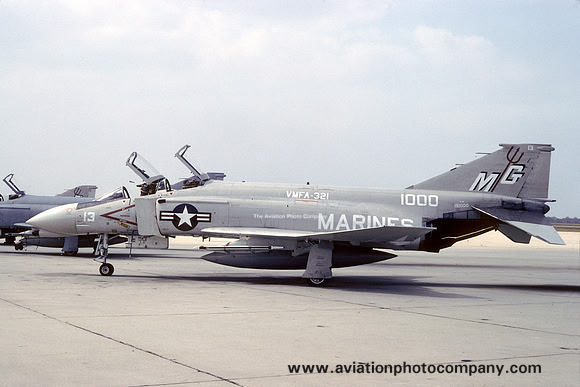 US Marines VMFA-321 McDonnell F-4N Phantom 151000/MG-13 (1981)