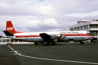 Europe Aero Service Vickers Vanguard F-BVUY at Newcastle (1978)