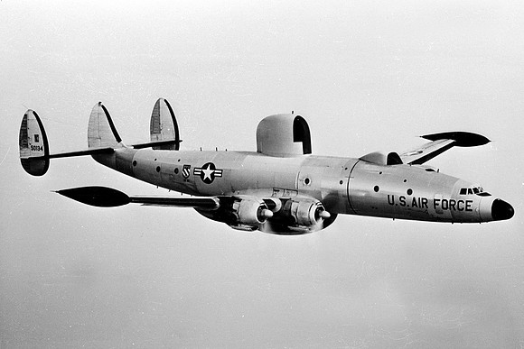 US Air Force Lockheed EC-121D Warning Star 55-0134 Air to Air