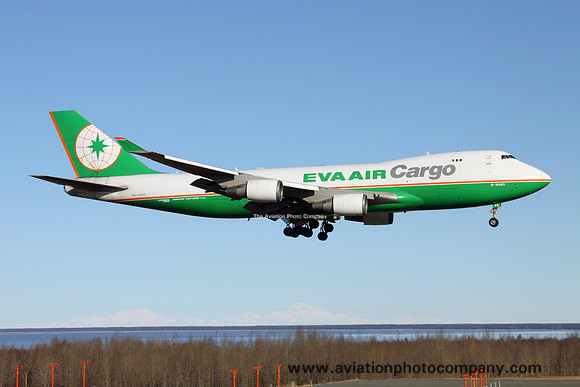EVA Air Cargo Boeing 747-400F B-16483 at Anchorage (2016)