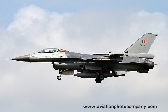 Belgian Air Force 10 Wing GD F-16AM FA-84 at Kleine Brogel (2013)