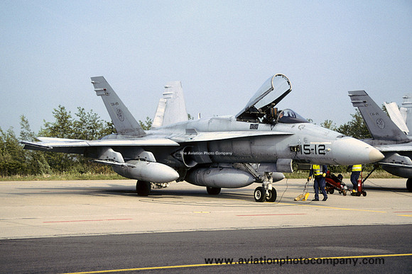 Spanish Air Force Ala 15 McDonnell Douglas EF-18A Hornet C.15-25/15-12 (2004)
