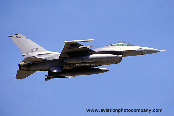 Italian Air Force 5 Stormo General Dynamics F-16A Fighting Falcon MM7259 (2005)