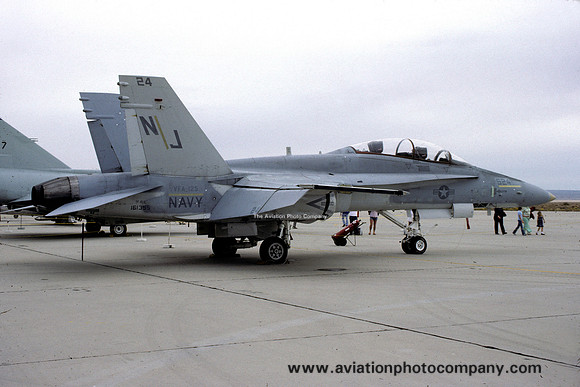US Navy VFA-125 McDonnell Douglas F/A-18B 161355/NJ-524 (1982)
