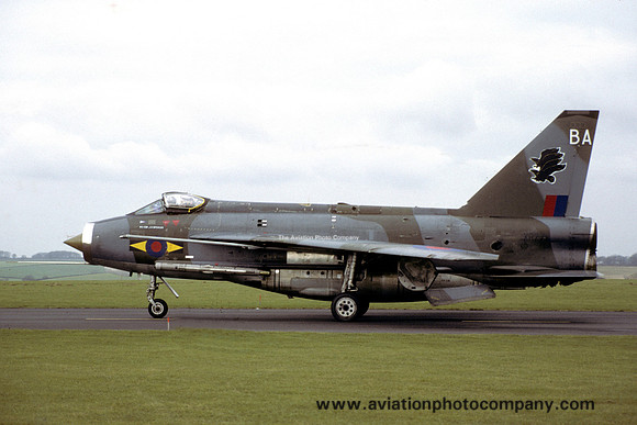RAF 11 Squadron English Electric Lightning F.6 XR771/BA (1984)