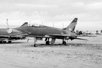 USAF Arizona ANG North American F-100F Super Sabre 56-3867 at MASDC Davis Monthan (1972)