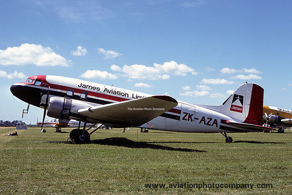 James Aviation Douglas C-47B ZK-AZA (1977)