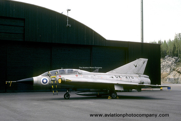 Finnish Air Force SAAB Draken Sk35CS D-270 (1987)