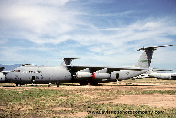 USAF 62/446 AW Lockheed C-141B Starlifter 65-0239 at AMARC Davis Monthan (2000)