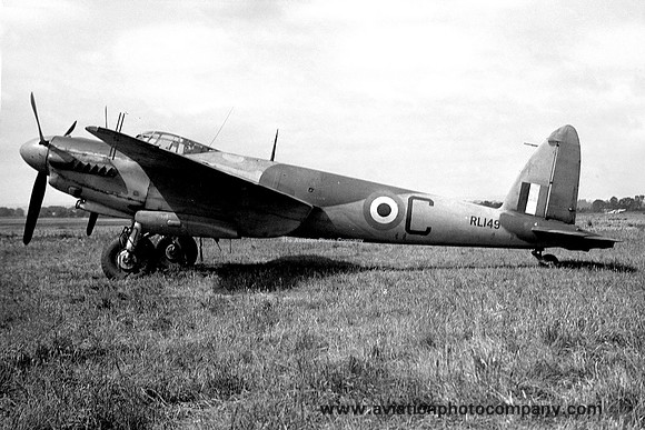 RAF 228 OCU De Havilland Mosquito NF.36 RL149/C
