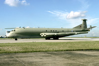 RAF 51 Squadron Hawker Siddeley Nimrod R.1 XW665 at RAF Waddington (2000)