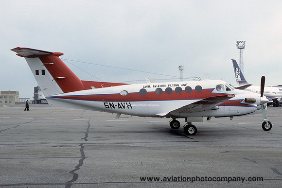 Nigerian Civil Aviation Flying Unit Beech King Air 200 5N-AVH (1984)