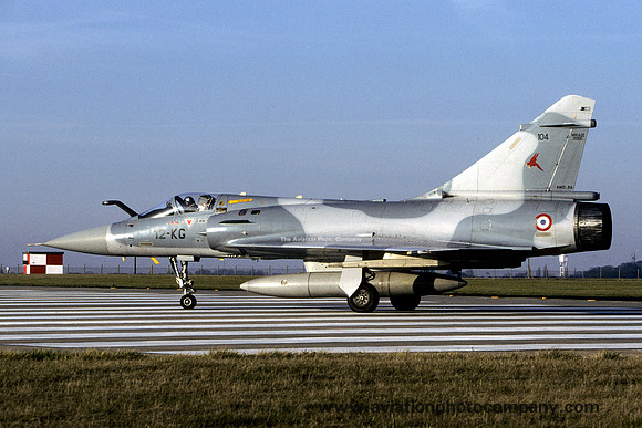 French Air Force EC2/12 Dassault Mirage 2000C 104/12-KG at RAF Waddington (2003)