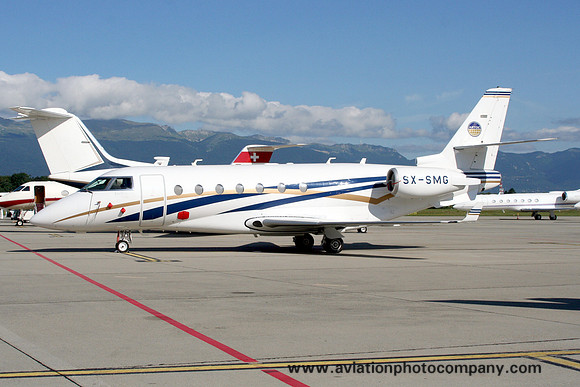 GainJet Aviation SA Gulfstream 200 SX-SMG at Geneva (2008)