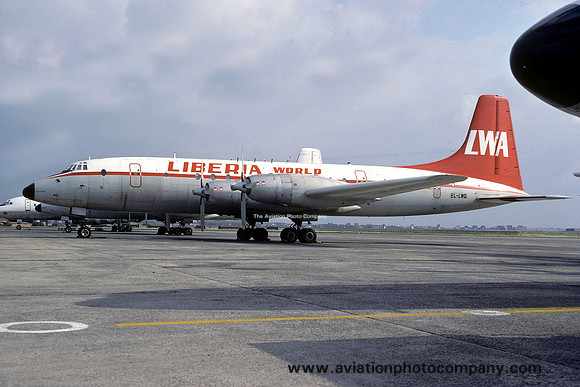 Liberia World Airlines Bristol Britannia 253 EL-LWG (1978)