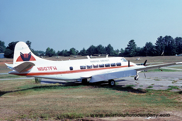 Phoenix Airlines De Havilland Heron (Riley) N507FW (1981)