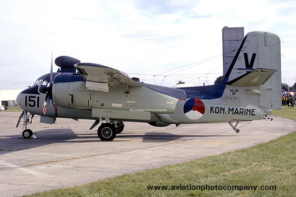 Dutch Navy 4 Squadron Grumman US-2N Tracker 151 (1973)