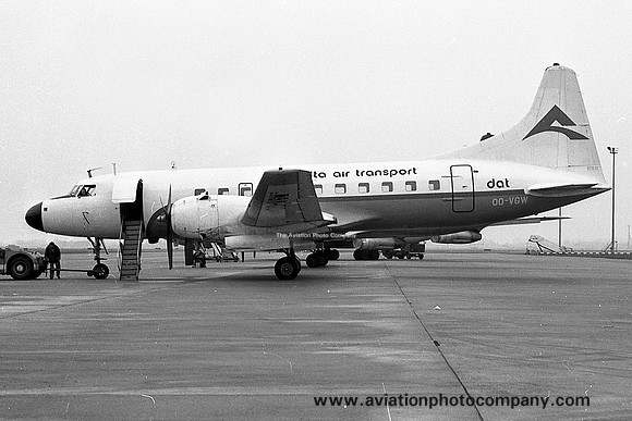 Delta Air Transport Convair 440 OO-VGW (1978)