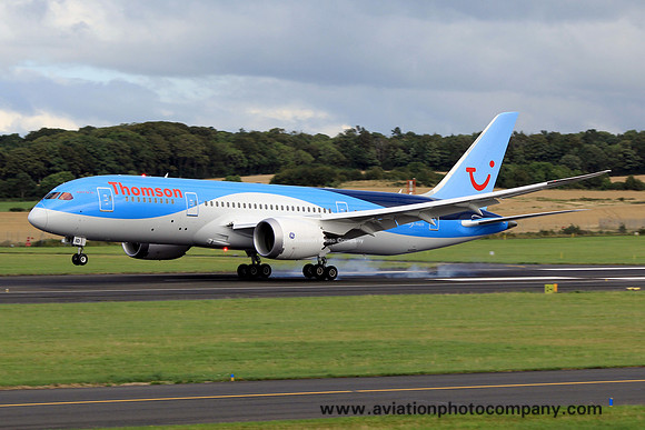Thomson Boeing 787-8 G-TUID at Prestwick (2013)