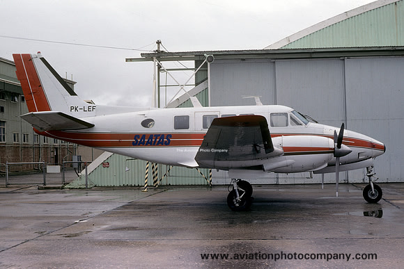 SAATAS Beech Queen Air 80 PK-LEF (1981)