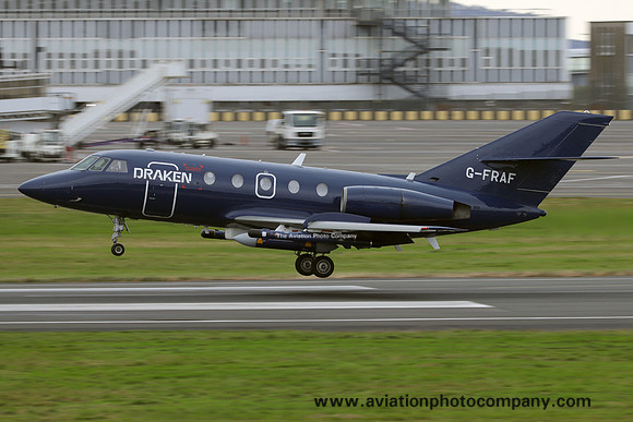 Draken International Dassault Falcon 20E G-FRAF at Prestwick (2024)