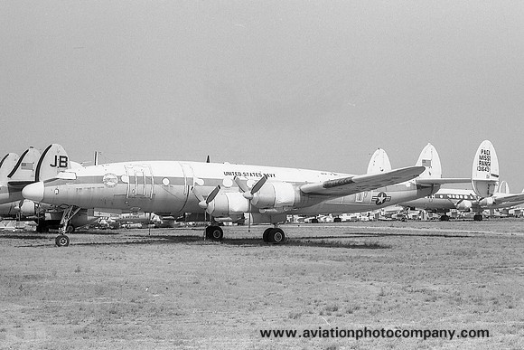 US Navy Pacific Missile Range Lockheed C-121J Constellation 131643 at MASDC Davis Monthan (1978)