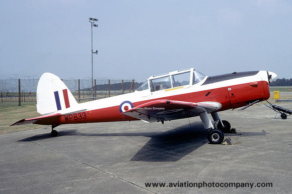 RAF 4 AEF DHC-1 Chipmunk T.10 WP833 (1983)