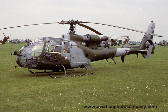 AAC 2 Flight Westland Gazelle AH.1 XX399 at Middle Wallop (1994)