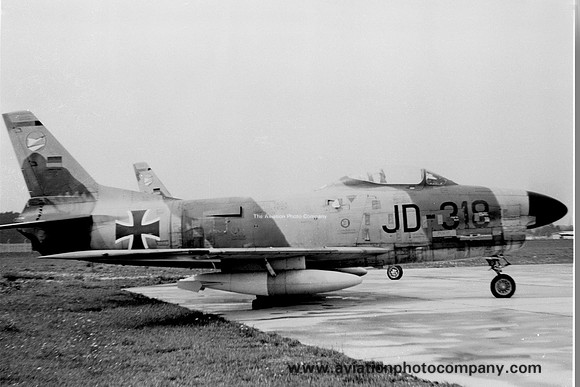 West German Air Force JG74 North American F-86K Sabre JD+318 (1966)