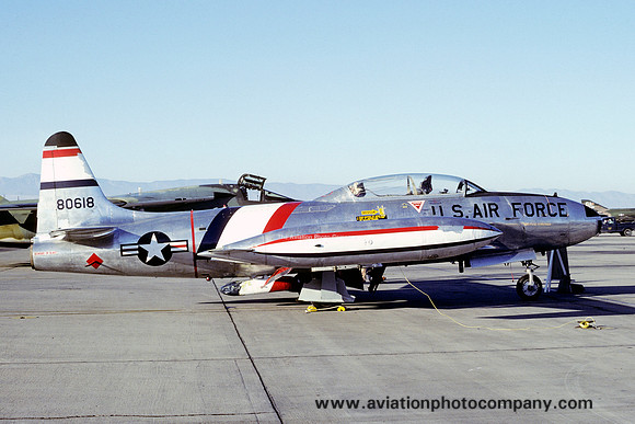 USAF 84 FIS Lockheed T-33A Shooting Star 58-0618 (1979)
