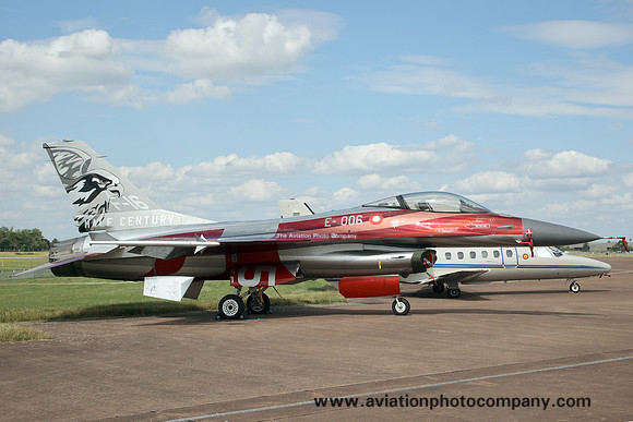Danish Air Force GD F-16AM Fighting Falcon E-006 at RIAT Fairford (2024)