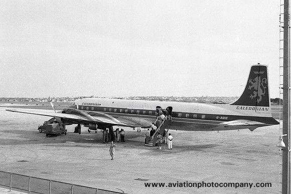 British Caledonian Airways Douglas DC-7C G-AOIE at Malta Luqa