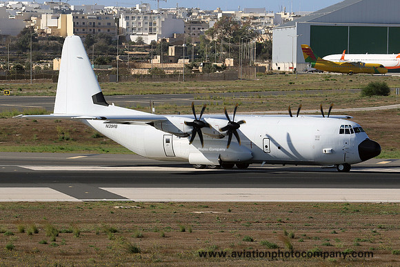 Pallas Aviation Lockheed LM-100J N139RB at Malta Luqa IAP (2023)