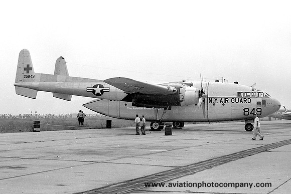 USAF New York ANG 102 ATS Fairchild C-119H Flying Boxcar 52-5849 (1959)
