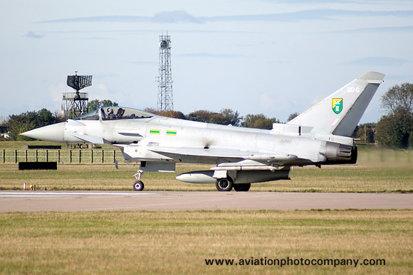 RAF 3 Squadron BAE Typhoon FGR.4 ZJ917/QO-G at RAF Coningsby (2011)