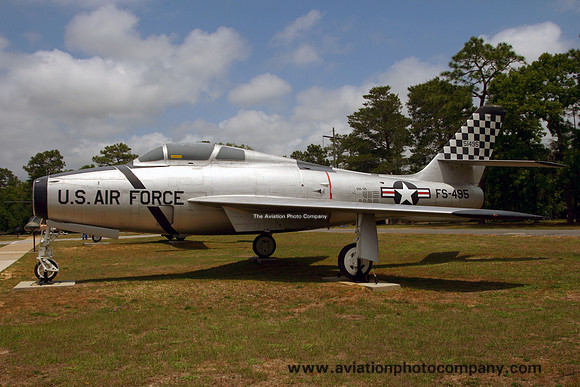 USAF Republic F-84F 51-9495 displayed at Eglin AFB (2011)