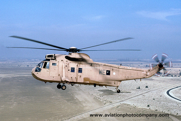 Royal Navy 848 Squadron Westland Sea King HC.4 ZG821 during Operation Granby (1991)