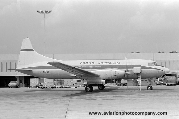 Zantop International Convair 600 N3411 (1980)